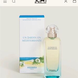 Un Jardin en Méditerranée Eau de Toilette - Blue and Cream